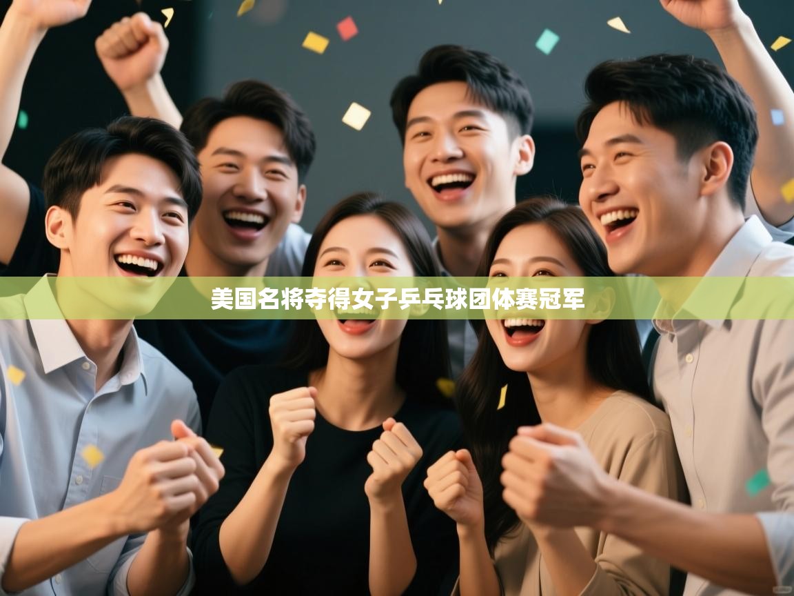 美国名将夺得女子乒乓球团体赛冠军  第1张